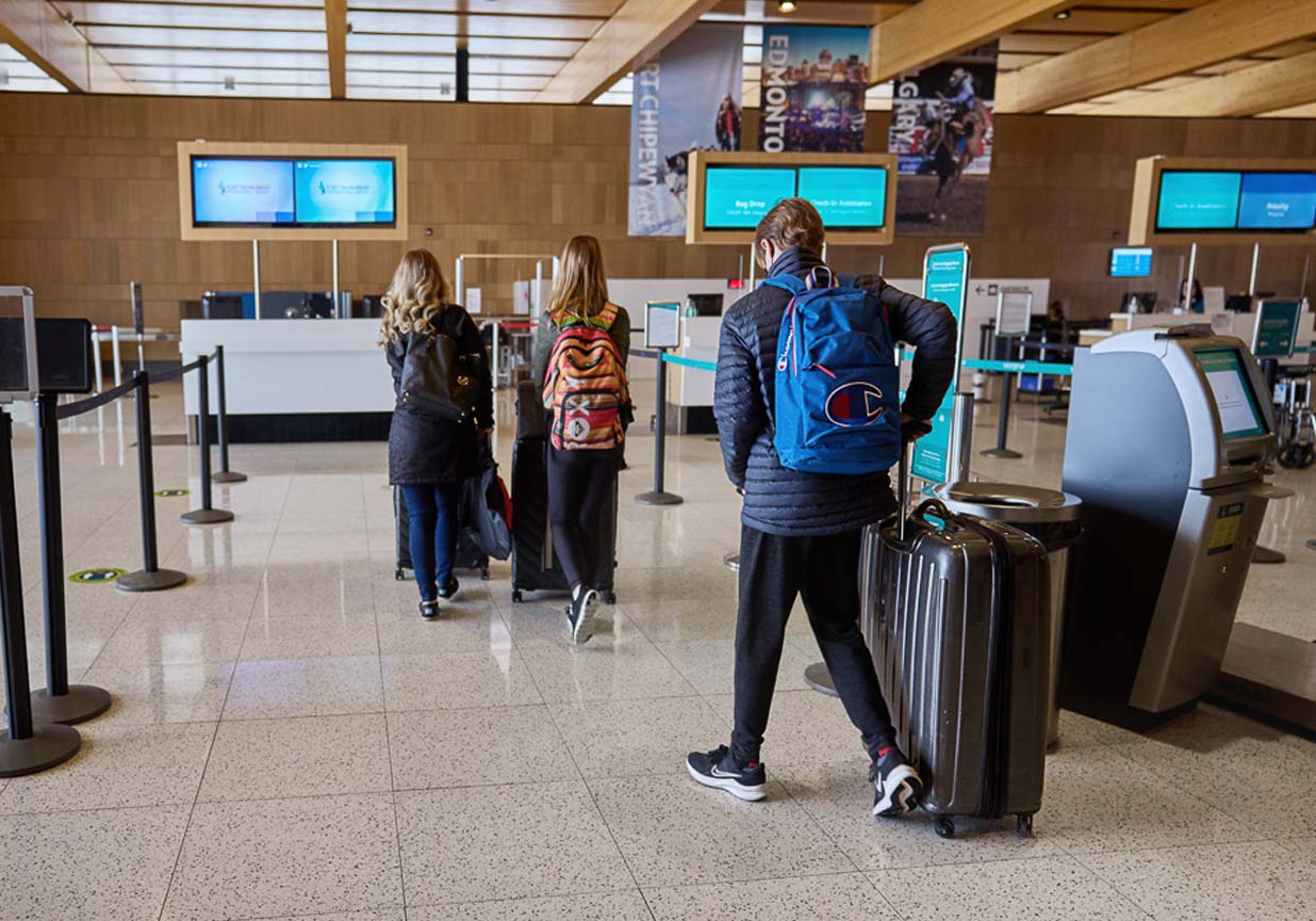 Fort McMurray International Airport checking-in Area